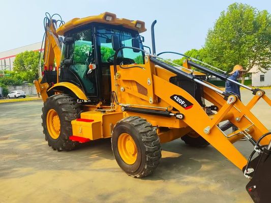 420F المستخدمة Caterpillar محمولة الحفر الخلفية CAT عالية السرعة كفاءة الطاقة