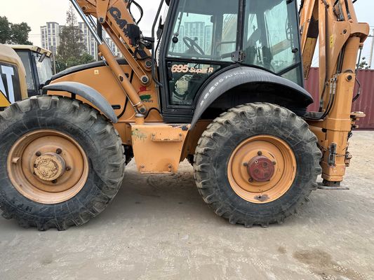 القضية 695SR محمولة الحفرة المستعملة بناء صلب محمولة الحفرة ذات 4 عجلات