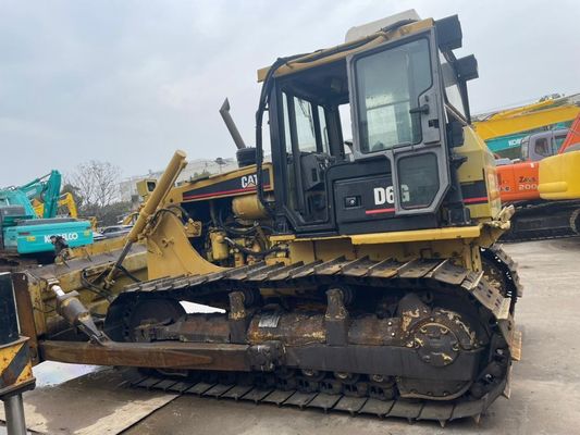 6 طريق شفرة مستعملة D6G Caterpillar Dozer Caterpillar صغيرة مستخدمة CAT الجرافة