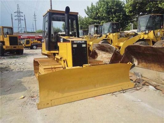 6 طريق شفرة ميني جرافة مستعملة كاتربيلر D4C LGP زاحف جرافة مثبتة