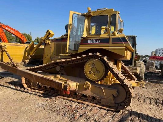 كاتربيلر D6R LGP الجرافة المستخدمة نوع الزحام لموقع البناء