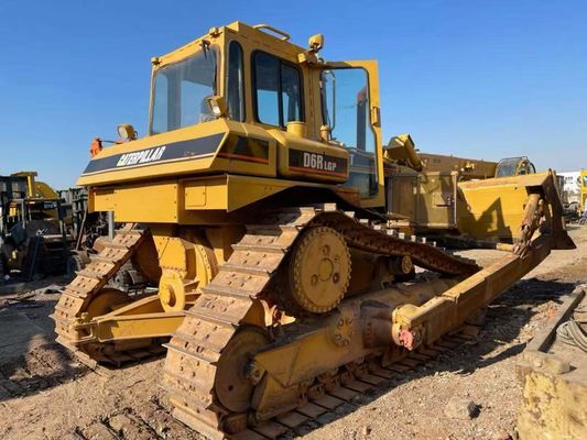 كاتربيلر D6R LGP الجرافة المستخدمة نوع الزحام لموقع البناء