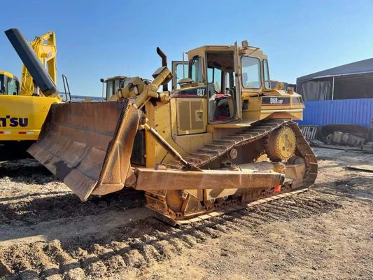 كاتربيلر D6R LGP الجرافة المستخدمة نوع الزحام لموقع البناء