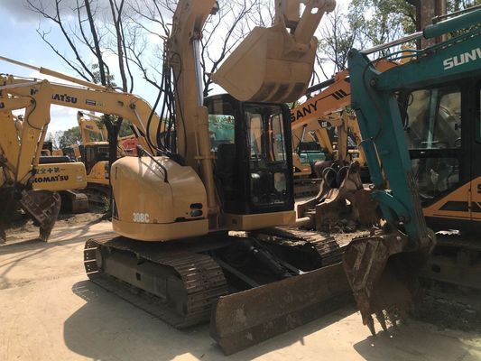 حفرة هيدروليكية مستعملة CAT 308C الأصلية اليابان سهلة الصيانة