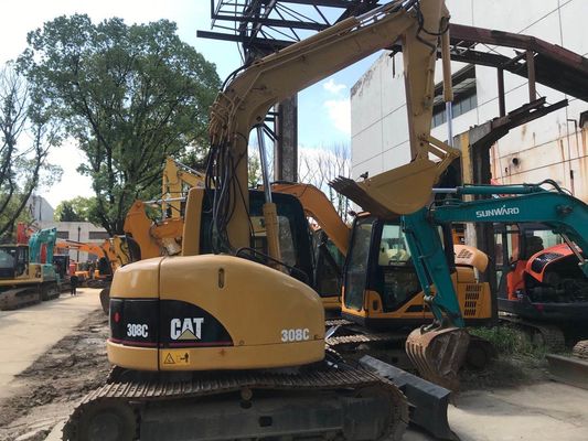 حفرة هيدروليكية مستعملة CAT 308C الأصلية اليابان سهلة الصيانة