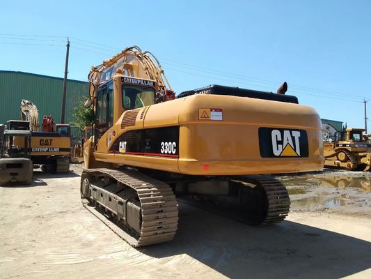 2001 سنة مستعملة زاحف مقعد الحفر كاتربيلر 330C CAT C9 محرك 250HP
