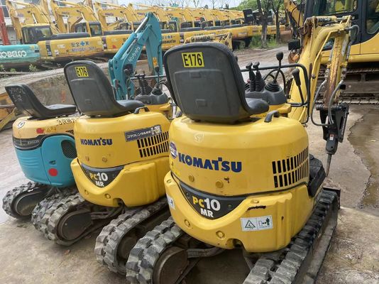اليابان كوماتسو PC10MR-2 آلة الحفر اليد الثانية للعمل في الداخل