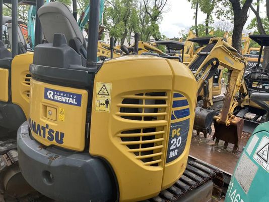 الكوماتسو PC20MR-2 المستخدمة الزحام الحفرة المصنوعة من اليابان الأصلية العمل في الحديقة