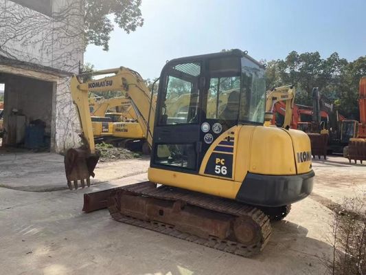 اللون الأصلي المستخدم كوماتسو PC56MR-2 الحفرة الصغيرة في حالة ممتازة