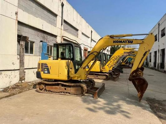 اللون الأصلي المستخدم كوماتسو PC56MR-2 الحفرة الصغيرة في حالة ممتازة