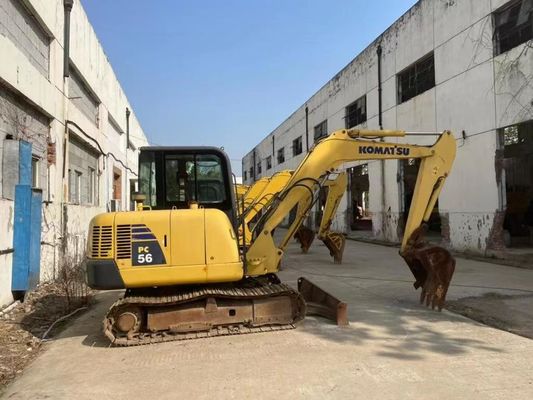 اللون الأصلي المستخدم كوماتسو PC56MR-2 الحفرة الصغيرة في حالة ممتازة
