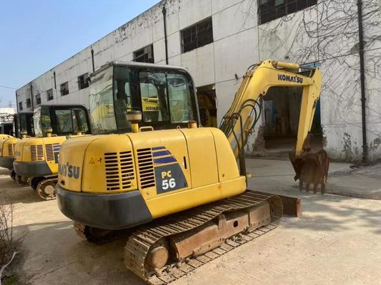 اللون الأصلي المستخدم كوماتسو PC56MR-2 الحفرة الصغيرة في حالة ممتازة