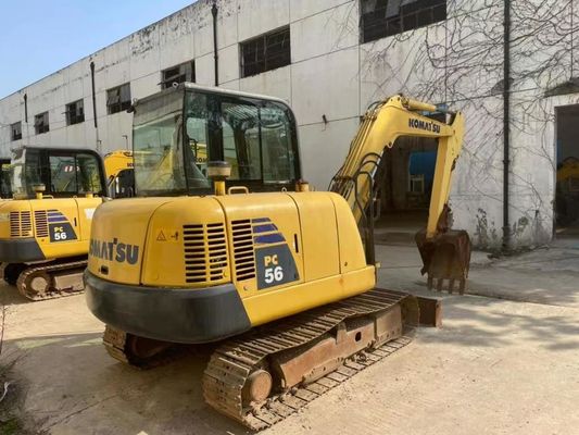 اللون الأصلي المستخدم كوماتسو PC56MR-2 الحفرة الصغيرة في حالة ممتازة