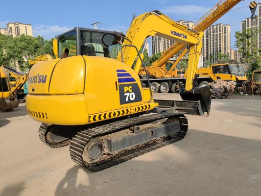 حفرة اليابان الأصلية المستخدمة كوماتسو PC70-8 حفرة نوع الزحف