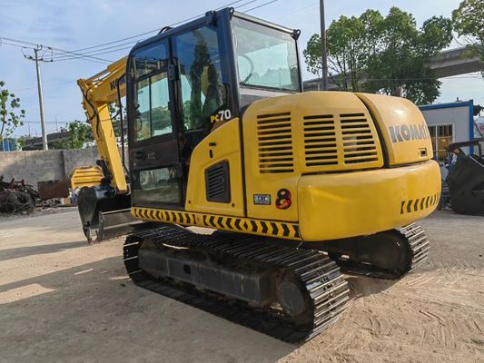 حفرة اليابان الأصلية المستخدمة كوماتسو PC70-8 حفرة نوع الزحف