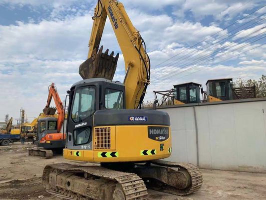 PC128US-2E مستخدم كوماتسو الحفرة الزحف 13 طن الحفرة دقة عالية