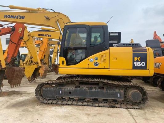 اليابان كوماتسو PC160LC-7 الحفرة الزحفية الصغيرة يد ثانية مع محرك قوي