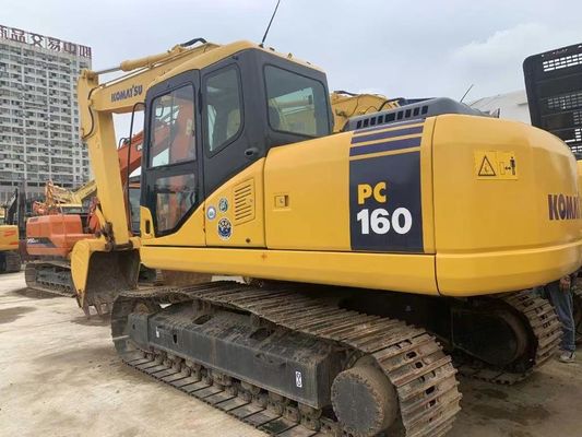 اليابان كوماتسو PC160LC-7 الحفرة الزحفية الصغيرة يد ثانية مع محرك قوي
