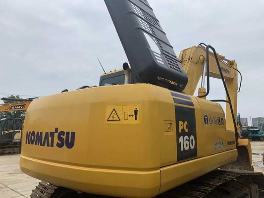 اليابان كوماتسو PC160LC-7 الحفرة الزحفية الصغيرة يد ثانية مع محرك قوي