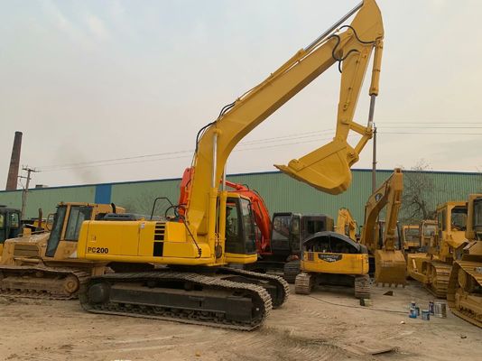 الكفاءة العالية المستخدمة كوماتسو PC200 6 الحفار الأصلي اليابان قوية