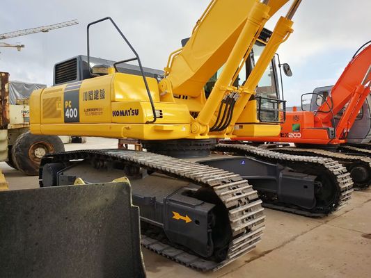 PC400-7 كوماتسو 40 طن حفرة مستعملة في حالة جيدة الزحف مثبتة