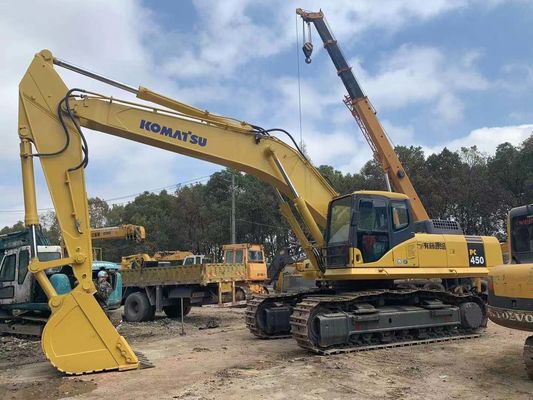 أمان العمليات المستخدمة كوماتسو الحفرة المصغرة PC450-7 اليابان الأصلية