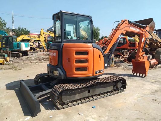 حفرة هيتاشي ZX55USR-5A المستخدمة الحفرة المزدوجة المستخدمة الحفرة المزدوجة