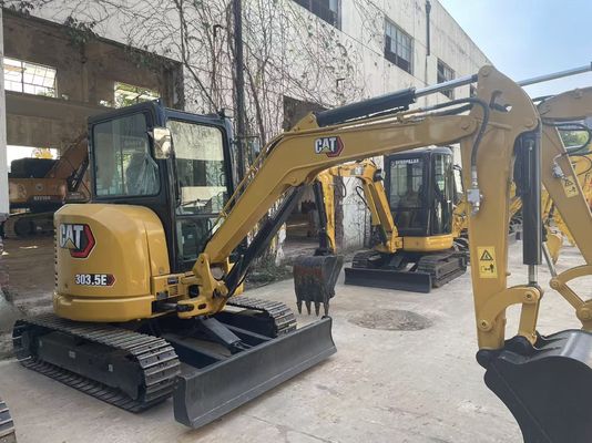 كفاءة الطاقة المستخدمة CAT حفرة الزحف Caterpillar 303.5 E CR مقاوم للصدأ