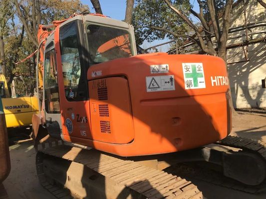 ZX135US حفرة يد ثانية في حالة جيدة حفرة هيتاشي كراولر اللون الأصلي