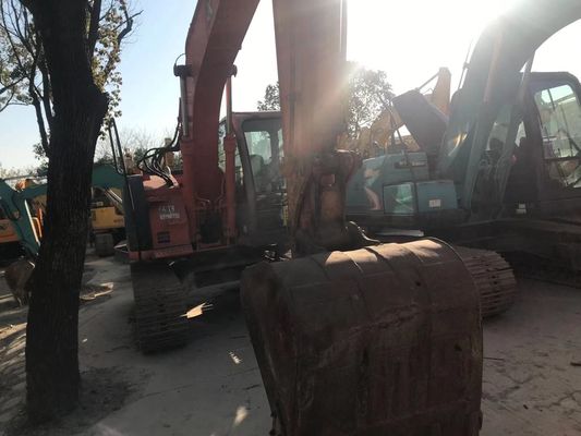 ZX135US حفرة يد ثانية في حالة جيدة حفرة هيتاشي كراولر اللون الأصلي