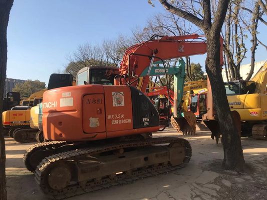 ZX135US حفرة يد ثانية في حالة جيدة حفرة هيتاشي كراولر اللون الأصلي