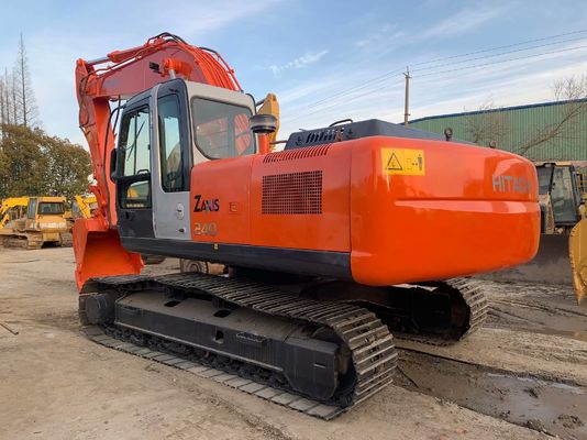 هيتاتشي ZX240HG مستعمل الزحام الهيدروليكي المثبت الحفار إعادة طلاء لون
