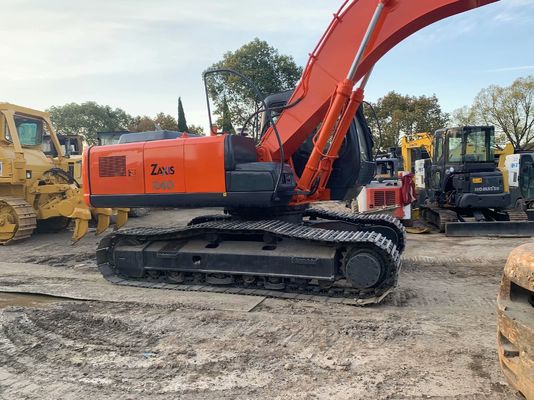 هيتاتشي ZX240HG مستعمل الزحام الهيدروليكي المثبت الحفار إعادة طلاء لون