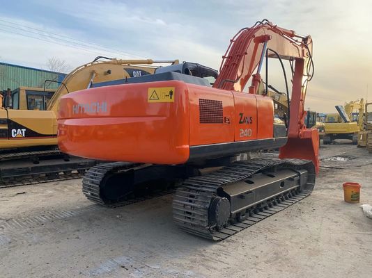 هيتاتشي ZX240HG مستعمل الزحام الهيدروليكي المثبت الحفار إعادة طلاء لون