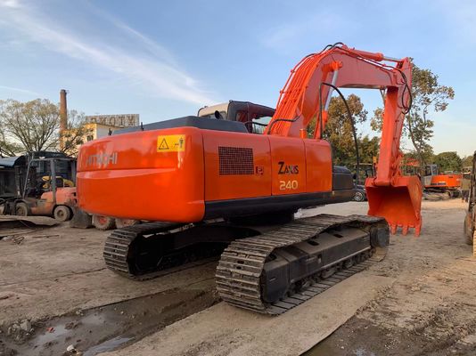 هيتاتشي ZX240HG مستعمل الزحام الهيدروليكي المثبت الحفار إعادة طلاء لون