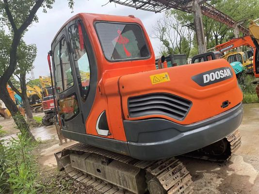 دوسان DX75-9C الحفرة الصغيرة المستخدمة 2017 العام الرؤية والسلامة
