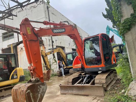دوسان DX75-9C الحفرة الصغيرة المستخدمة 2017 العام الرؤية والسلامة
