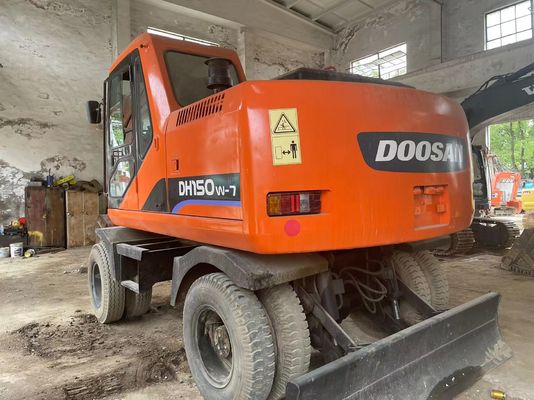 التحكم الذكي الحفرة المستخدمة DH150W-7 حفرة دوسان عجلة 2012 سنة