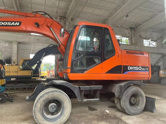 التحكم الذكي الحفرة المستخدمة DH150W-7 حفرة دوسان عجلة 2012 سنة