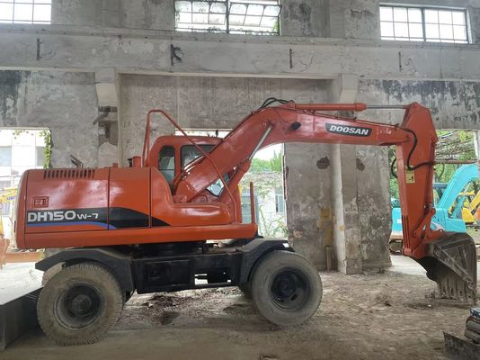 التحكم الذكي الحفرة المستخدمة DH150W-7 حفرة دوسان عجلة 2012 سنة