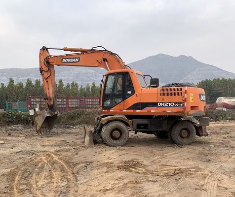 اللون الأصلي حفرة دوسان DH210W-7 ذات عجلات مستعملة في حالة جيدة/حفرة دوسان ذات عجلات مستعملة للبيع