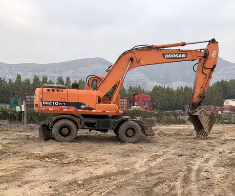 اللون الأصلي حفرة دوسان DH210W-7 ذات عجلات مستعملة في حالة جيدة/حفرة دوسان ذات عجلات مستعملة للبيع