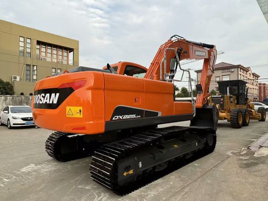كوريا الأصلية Doosan DX225LCA معدات الحفر المستخدمة نوع الزحف