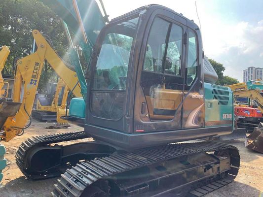 كوبيلكو SK140LC-8 المستخدمة الحفرة الهيدروليكية الزحام بيع في الفلبين