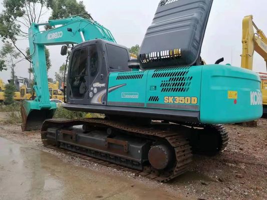 الحفرة المستعملة كوبيلكو SK350-8 35 طن الحفرة مع الطلاء الأصلي