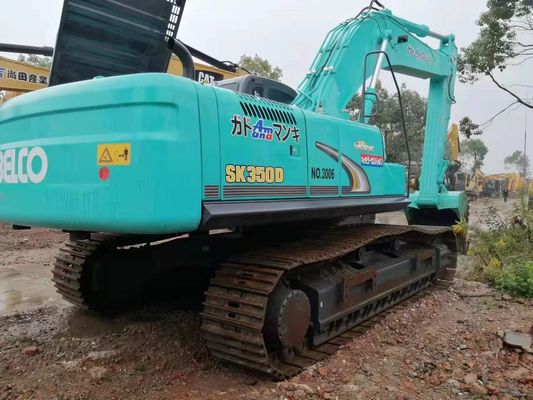 الحفرة المستعملة كوبيلكو SK350-8 35 طن الحفرة مع الطلاء الأصلي