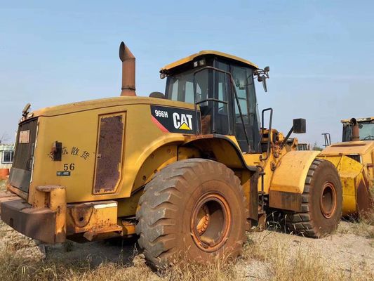 966H اللون الأصلي محمول عجلات كاتربيلر مستعمل في حالة جيدة