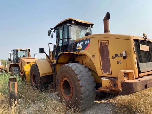 966H اللون الأصلي محمول عجلات كاتربيلر مستعمل في حالة جيدة