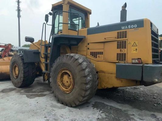 عبء ثقيل مستخدم كوماتسو محمولات عجلات WA500-3 طويلة الأمد كفاءة الطاقة