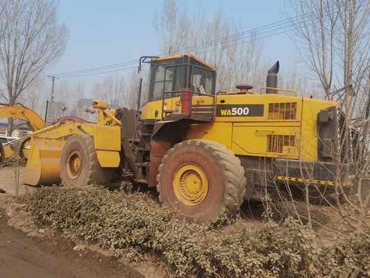 كوماتسو WA500 6 عجلات محملة مستعملة WA600-6 كفاءة الوقود للبناء